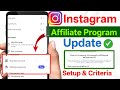 How To Make Money With Instagram Affiliate Programmes Update | Instagram New Monetization Update