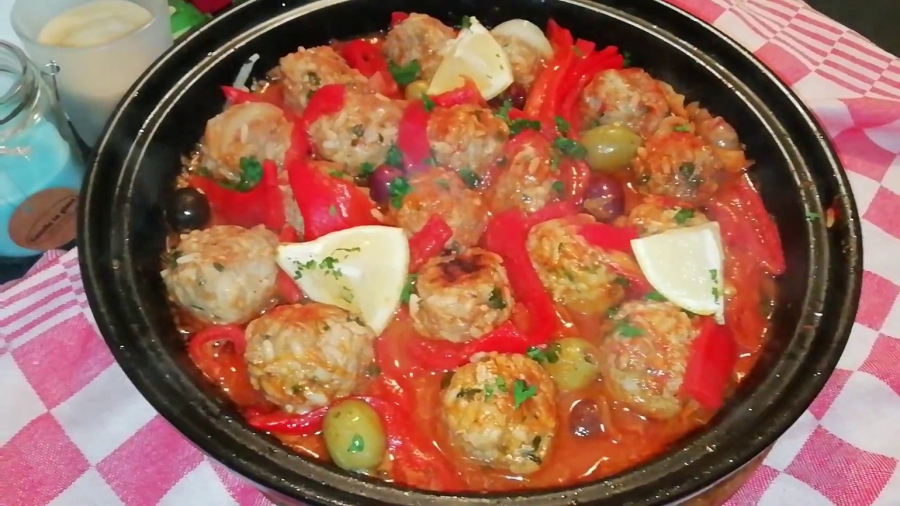 Boulettes de viande hachée au riz ***recette facile*** - YouTube