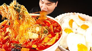 얼얼한 매운맛과 계속 땡기는 맛의 마라탕과 간장계란밥 먹방~!! 리얼사운드 ASMR social eating Mukbang(Eating Show)