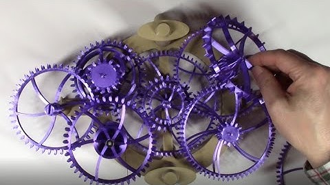 EZ Build Clock Assembly Part2 Adding the Gears