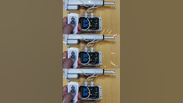 Remote control to operate electric Linear Actuator#Shorts #Linear Actuator #Technology