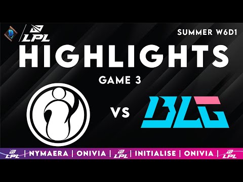 IG vs BLG Highlights Game 3 LPL 2025 Invictus Gaming vs Bilibili Gaming by Onivia
