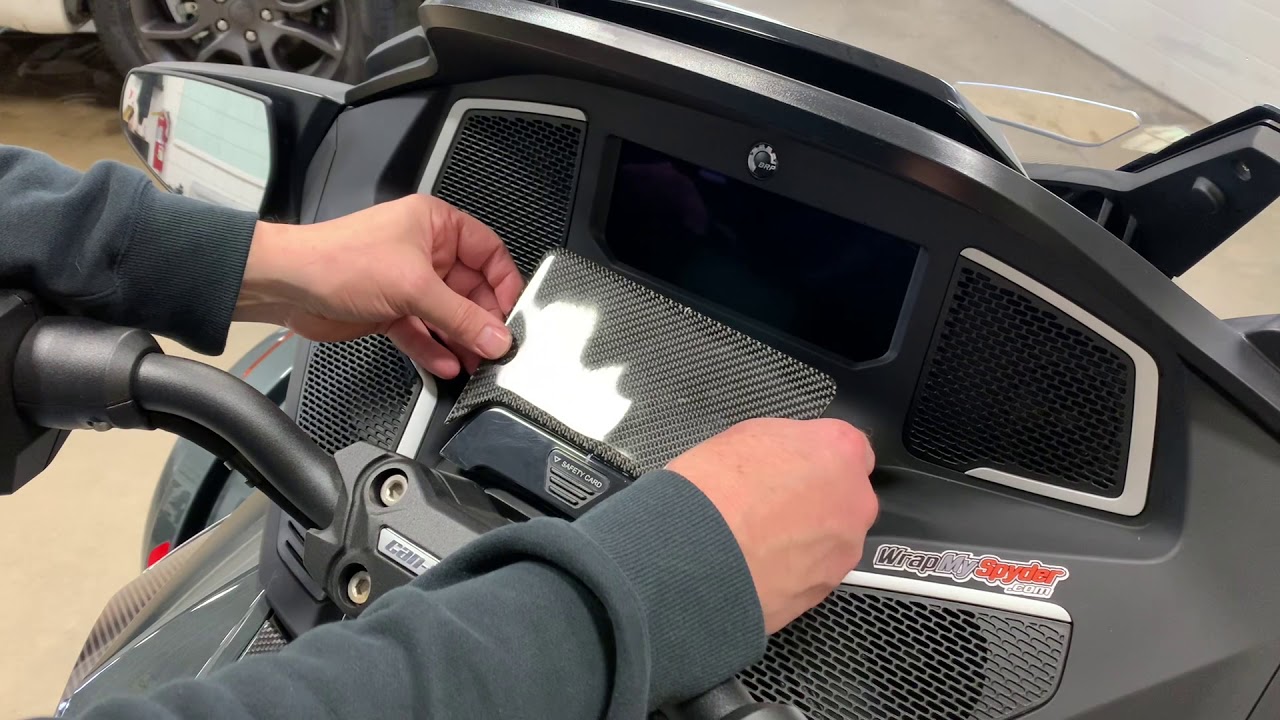 2020+ Canam Spyder RT/RT Limited 3D Domed Real Carbon Fiber Glove Box