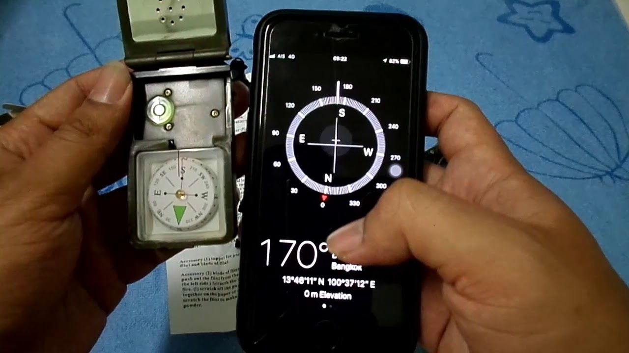 แอปเข็มทิศ 2022 เข็มทิศทางทหาร Compass Military Tool Kit 10 ใน 1