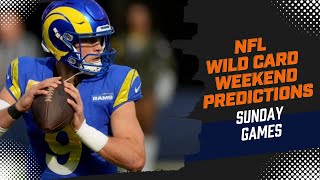 NFL Wild Card Weekend: Sunday Odds and Predictions