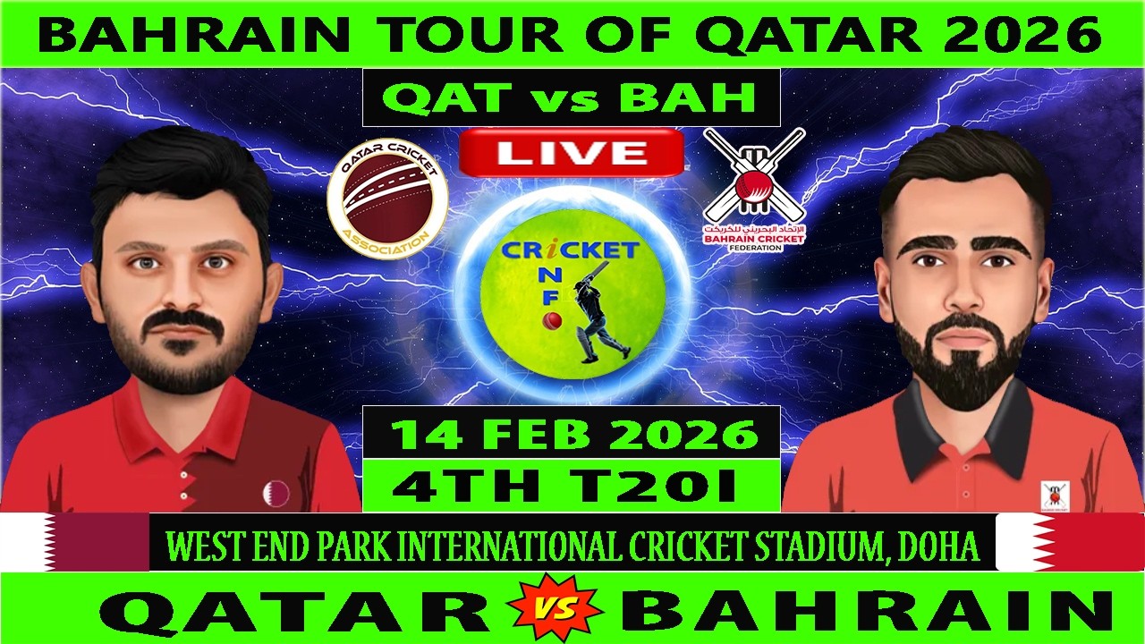 Qatar vs Bahrain | QAT vs BAH Live | 4th T20 of Bahrain vs Qatar 2026 | BAH vs QAT | QTR vs BHR Live
