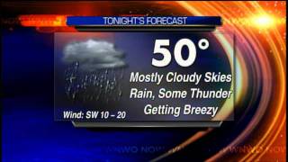 WNWO Weather Webcast for Thursday, October 13, 2011