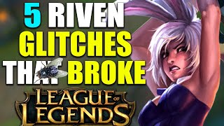 5 Riven Glitches That Broke League of Legends Completely