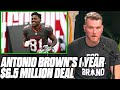 Pat McAfee Reacts To Antonio Brown Signing With The Buccaneers.