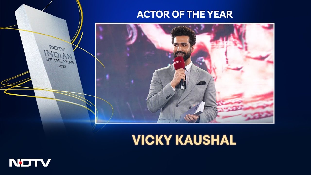 Indian Of The Year 2025: Vicky Kaushal Wins Actor Of The Year Award ...