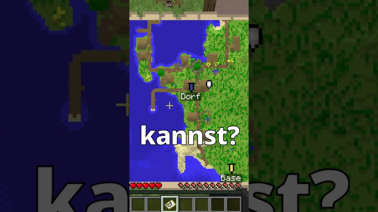Mit BANNER ORTE auf einer KARTE in MINECRAFT markieren | Gaming Deutsch