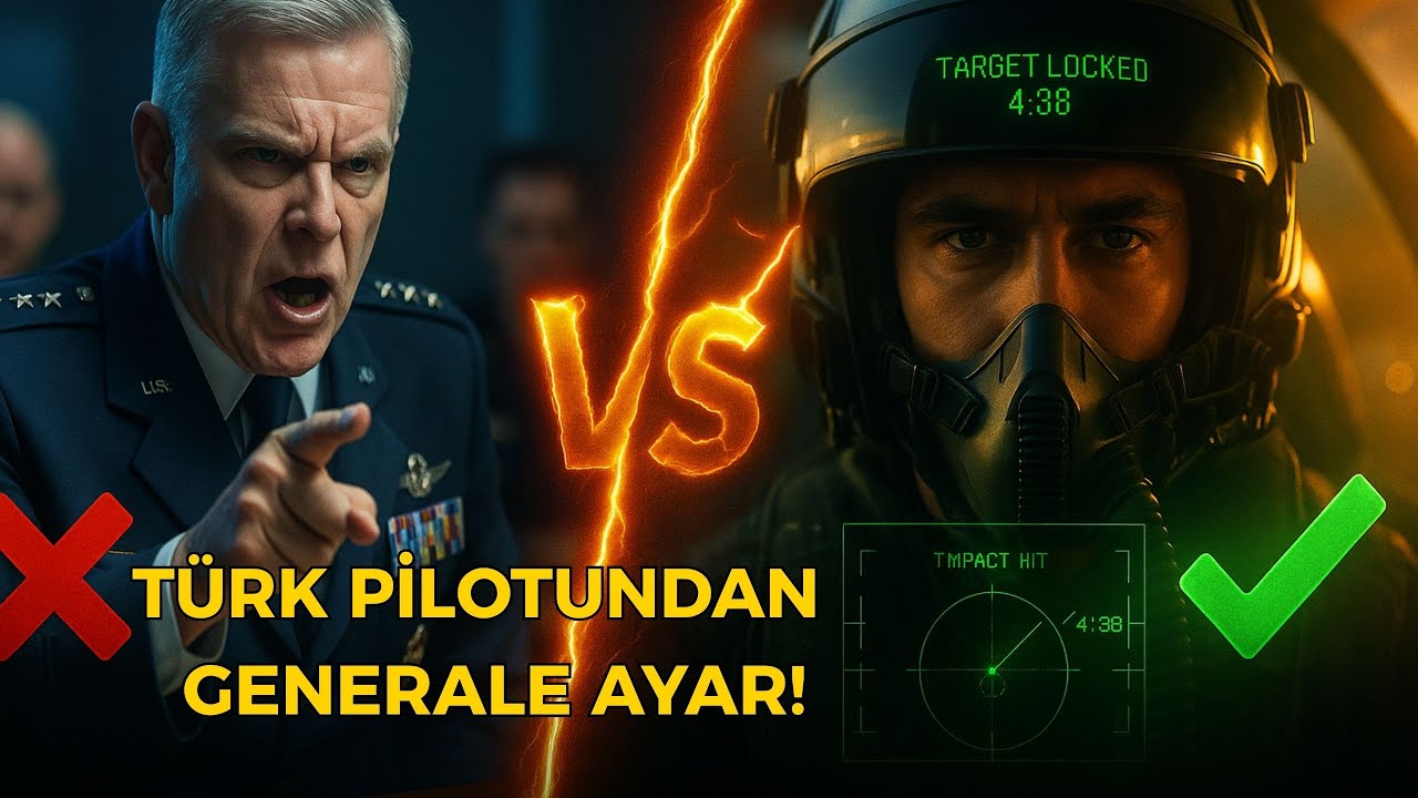 Amerikalı General Türk Pilotları Yetersiz Dedi - 5 Dakika Sonra Özür Diledi!