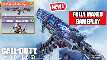 *NEW* LEVEL 8 Mythic AS VAL "DOUBLE EDGE" + Templar ROYAL KNIGHT MYTHIC DRAW + GAMEPLAY COD Mobile