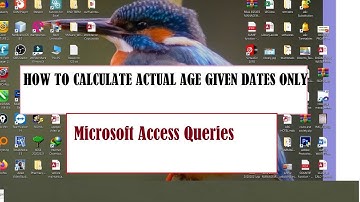 Ms. Access | How to Properly Calculate Age from Date of Birth in Microsoft Access   Avoid DateDiff!