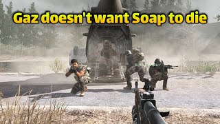 What if you don't reach the helicopter on time? | Gaz doesn't want Soap to die