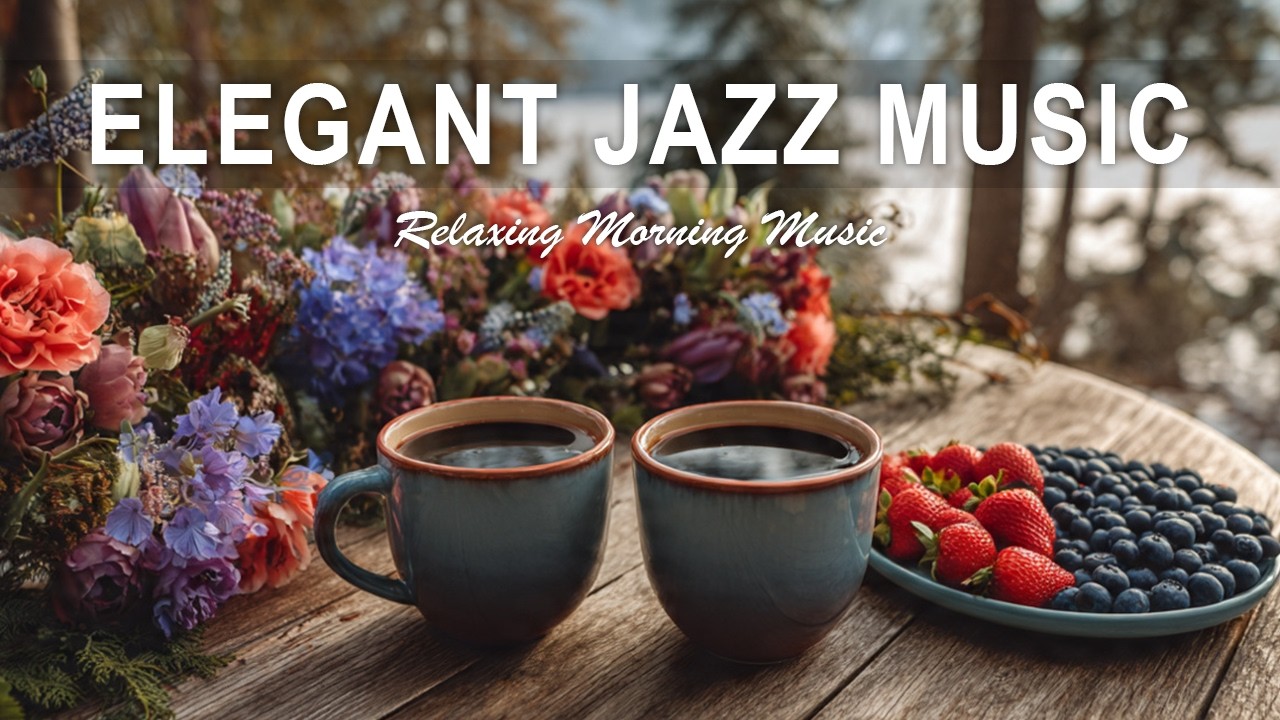 Elegant Jazz Music  – Smooth Piano Jazz & Gentle Bossa Nova for Relax, Work & Study ☕🎹