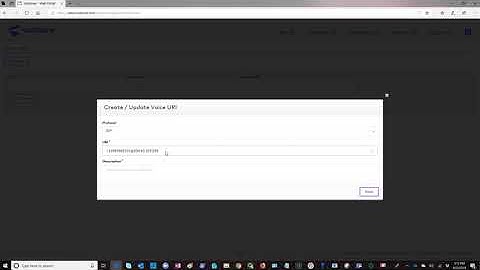 Voxbone - Configure Voice URI