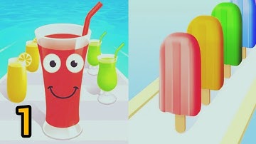 Juice Run VS Popsicle Stack MAX LEVELS UNLOCKED Gameplay Android,ios#juicerun#games#gameplay 