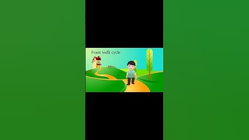 BOY SIDE & FRONT WALK CYCLR (2D ANIMATION)