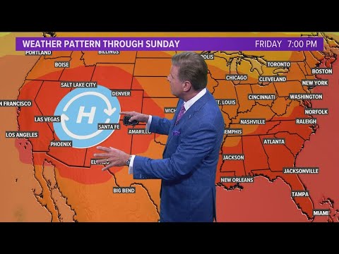 DFW Weather: Plan on hot and mostly dry weather this weekend - YouTube