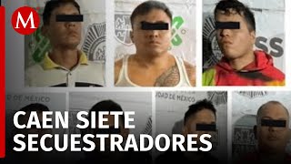 Detienen a banda de secuestradores en Tecámac, rescatan a una víctima