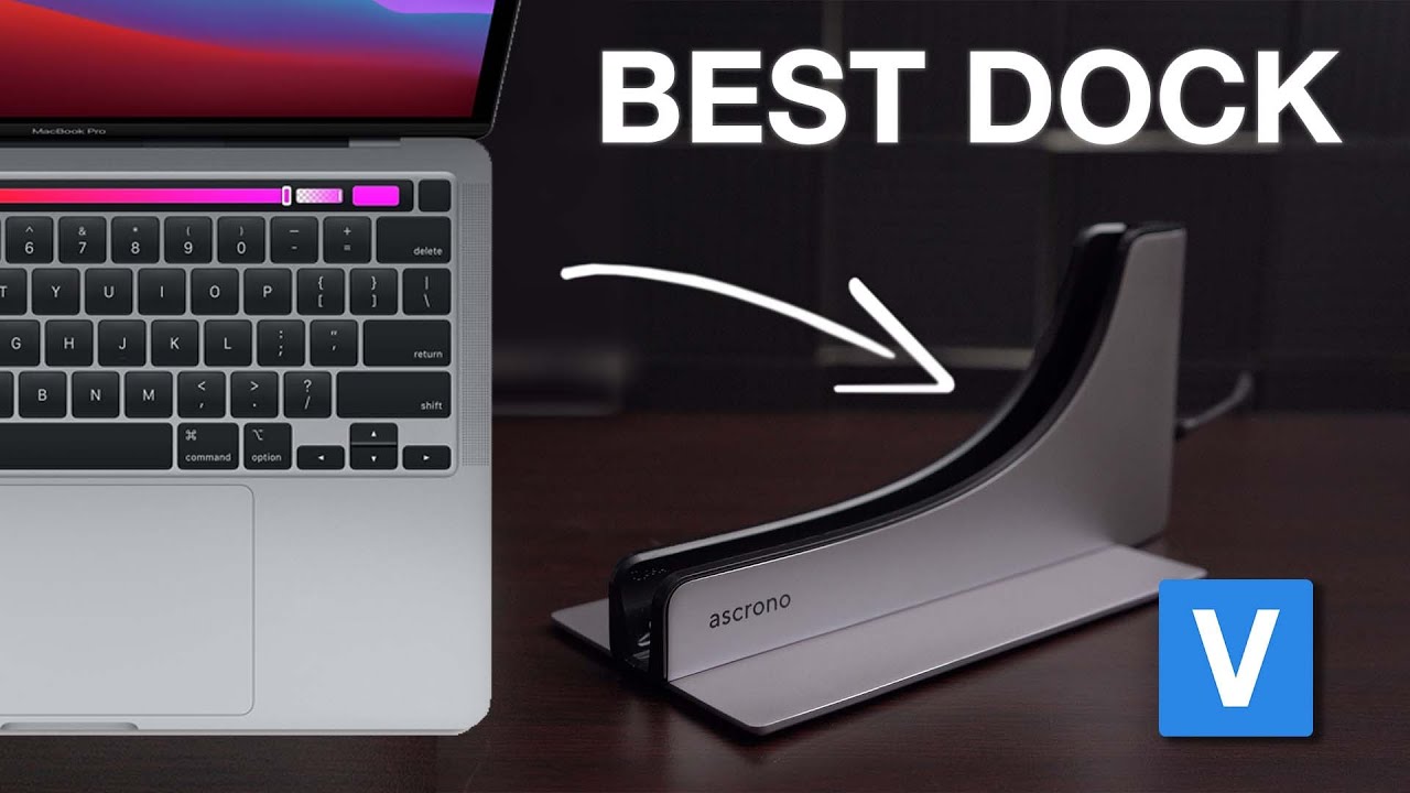 Ascrono Macbook Vertical Dock  Best Budget Dock for M1 MacBook Pro 