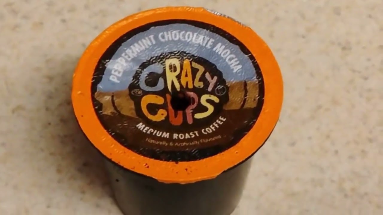 Crazy Cups Flavored Coffee for Keurig K Cup Machines, Peppermint Chocolate Mocha