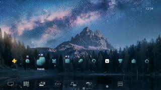 Nature and milky way dynamic theme