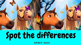 FIND THE DIFFERENCES of Spirit Riding Free  #findthedifferencesofSpiritRidingFree# spirit_cartoon screenshot 5