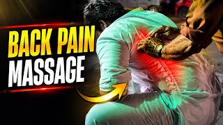Street Back Pain Massage Therapy instant pain relief