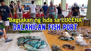 DALAHICAN FISH PORT of Lucena City | Biggest Seafood Market 