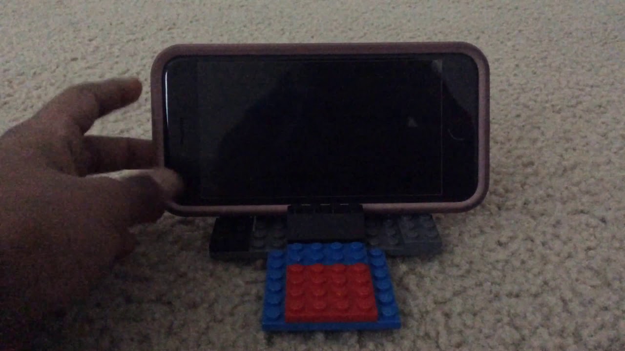 Adjustable LEGO phone and iPad stand YouTube