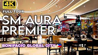Explore Sm Aura Premier Bgc  4k Hdr  Mall Tour  Shopping Food U0026 Night Views Experience 