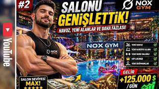GYM SİMÜLATÖR 24 #2 | SALONU GENİŞLETTİM! 💸 Havuz, VIP ve Daha Fazlası
