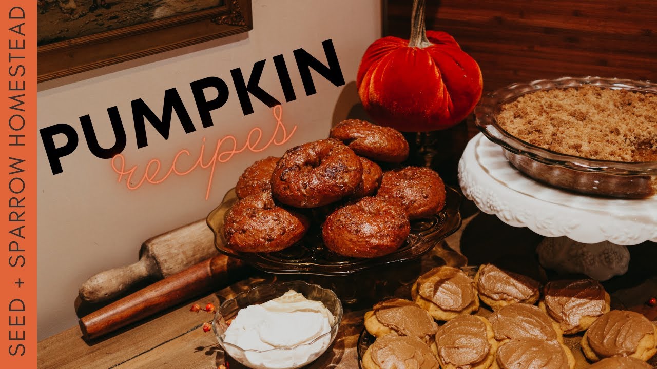 Cozy FALL Baking | 3 MUST try Pumpkin Recipes | Bake with me