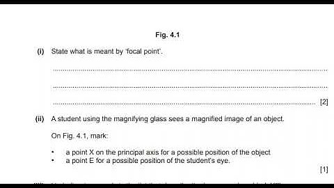 CIE IGCSE Physics Solved Lenses Paper May/June 2024 P41
