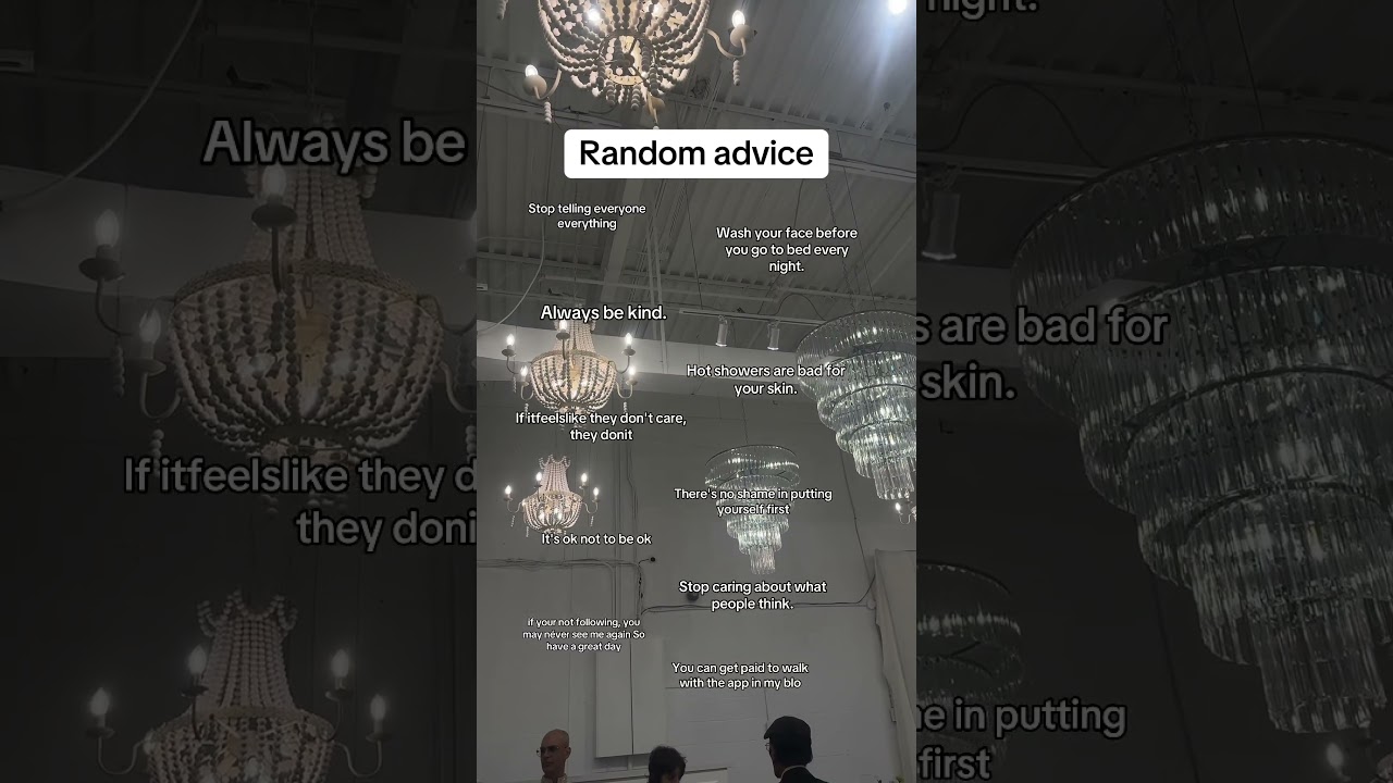 Random advice
