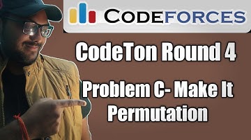Codeforces - CodeTON Round 4 : Problem C- Make It Permutation || complete exp + code