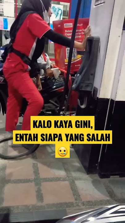 ISI BENSIN SEPERTI INI TIDAK PATUT DI CONTOH‼️#pertamina #spbupertamina #entahsiapayangsalah #shorts