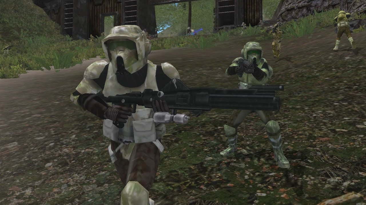 Star Wars Battlefront 2 - Battle Of Kashyyyk - NPC Wars - YouTube
