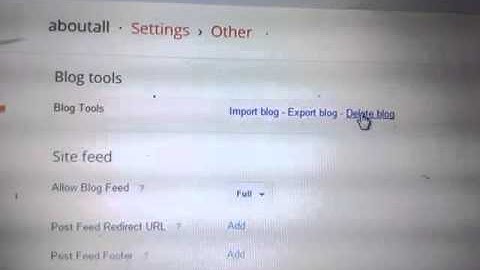 How To Delete Your Blogger Account in Google