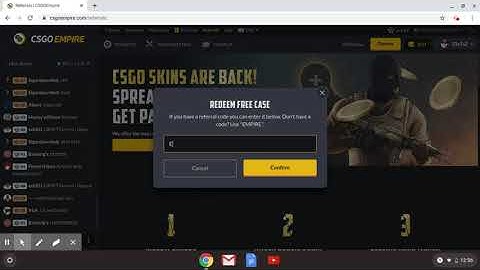 CSGO Empire code 2020 for FREE CASE!!!!! EASY CHANCE TO OPEN DRAGON LORE!!!!