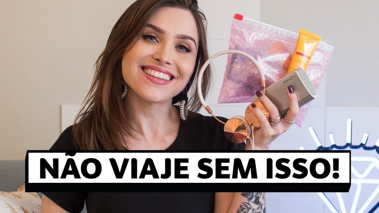 Coisas que eu NUNCA viajo sem! | Lu Ferreira