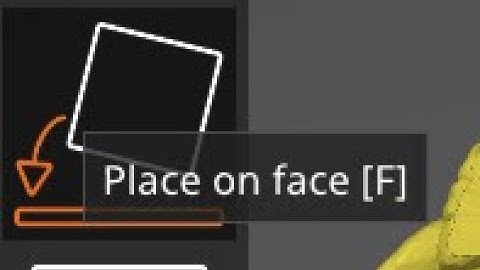 Place on Face - PrusaSlicer