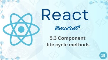 Understanding Component Lifecycle Methods in React Telugu - A Complete Guide | TZM | TechZoom Media