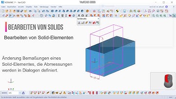 VariCAD – Bearbeiten von Solid-Elementen