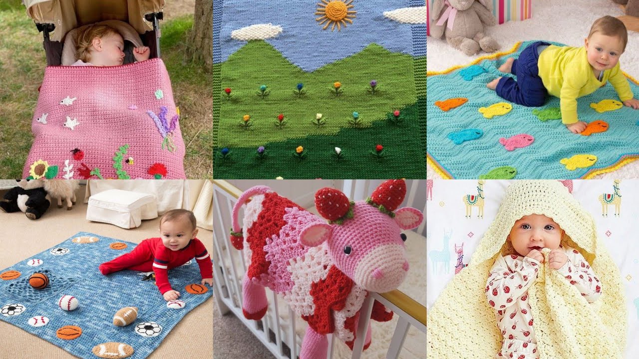 VINTAGE STYLE BEAUTIFUL CROCHET BABY AFGHAN BLANKETS FREE PATTERN DIY