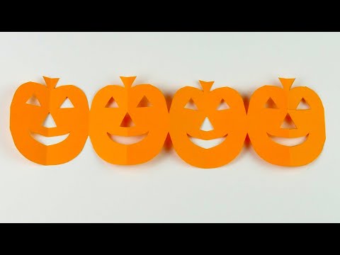 Video: Halloween кагаз ашкабак: техникасы