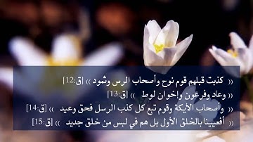 سورة ق - سلطان العمري .