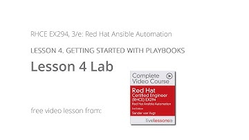 Getting Started with Playbooks - Playbook exercise #AnsibleAutomation #EX294
